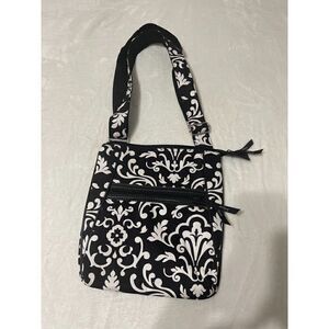 Thirty-One Crossbody Purse Bag Multicolor Parisian Pop Adjustable Strap Zipper